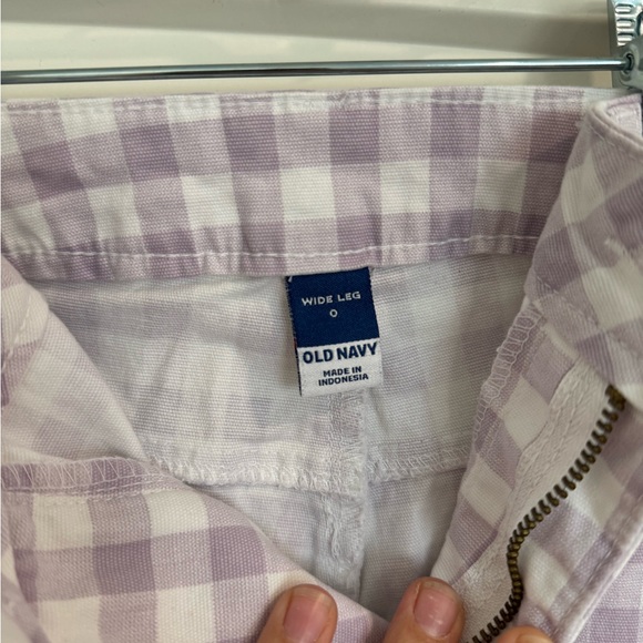 Lavender gingham pants - Picture 2 of 3
